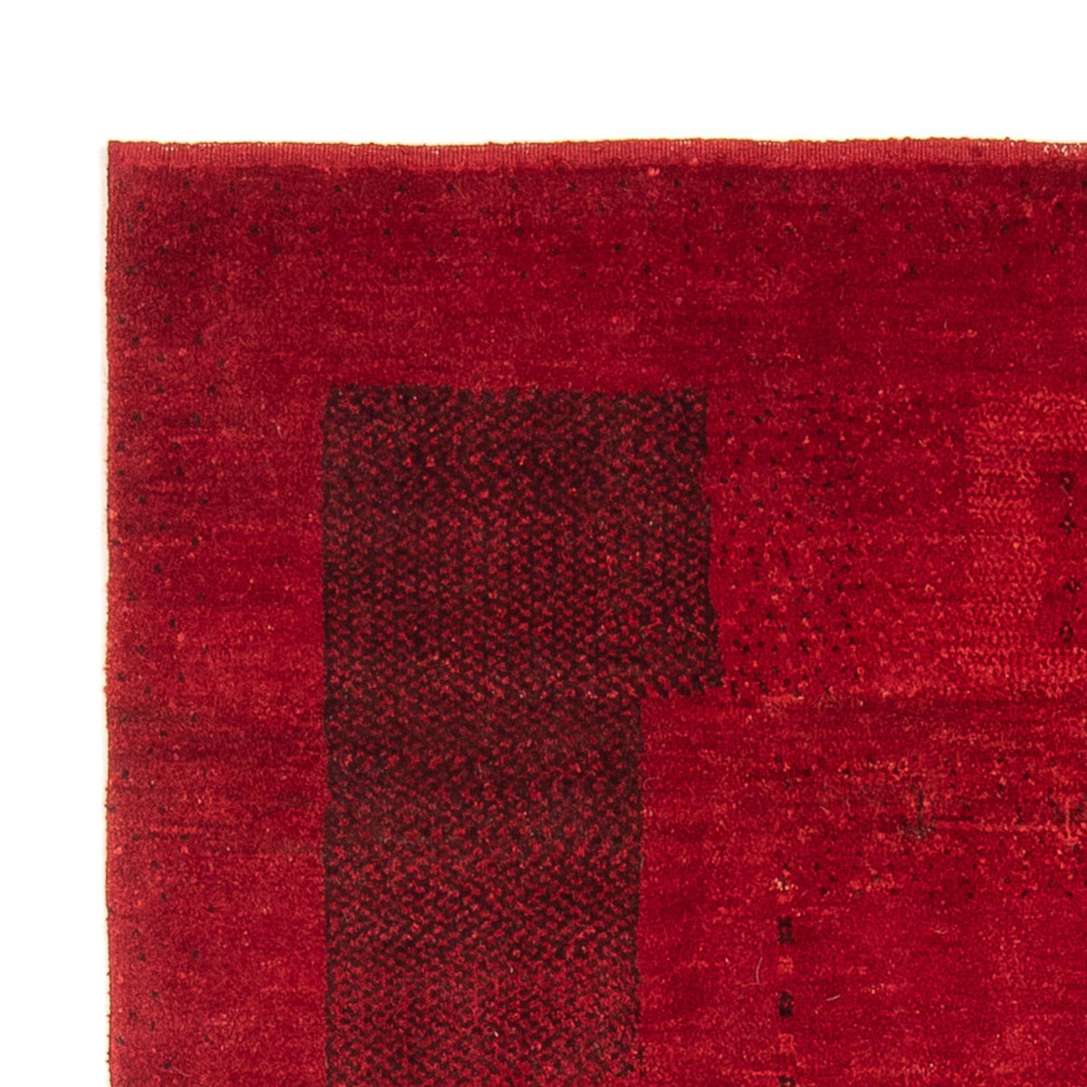 Alfombra Gabbeh - Persa - 180 x 127 cm - rojo oscuro