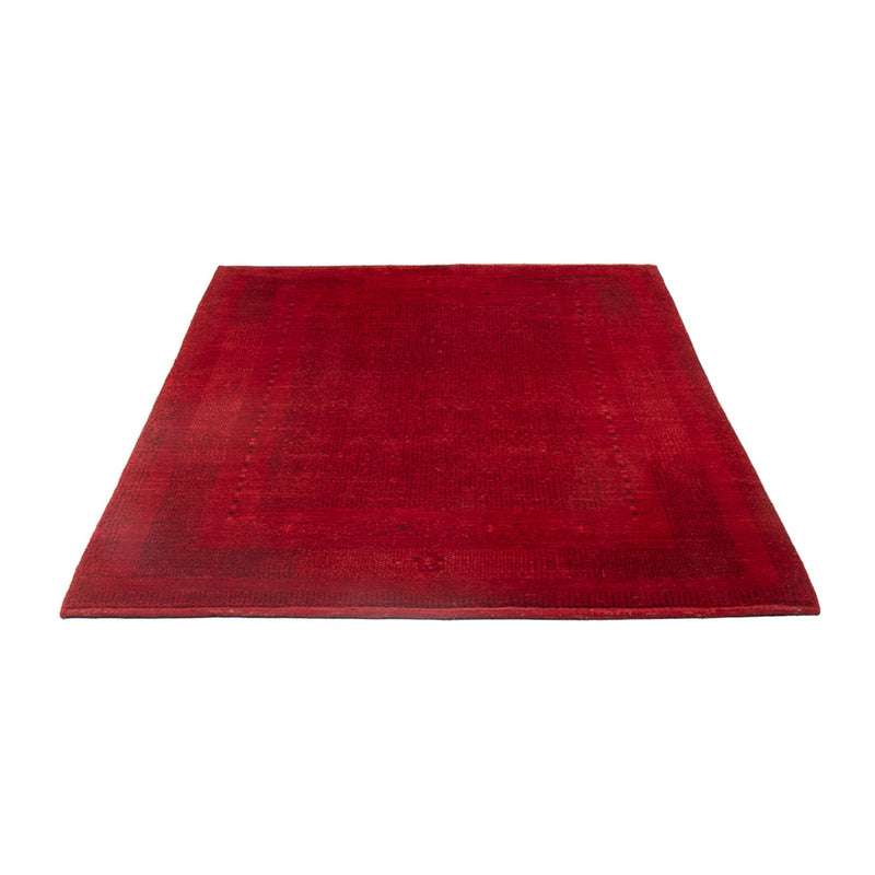 Alfombra Gabbeh - Persa - 177 x 128 cm - rojo oscuro