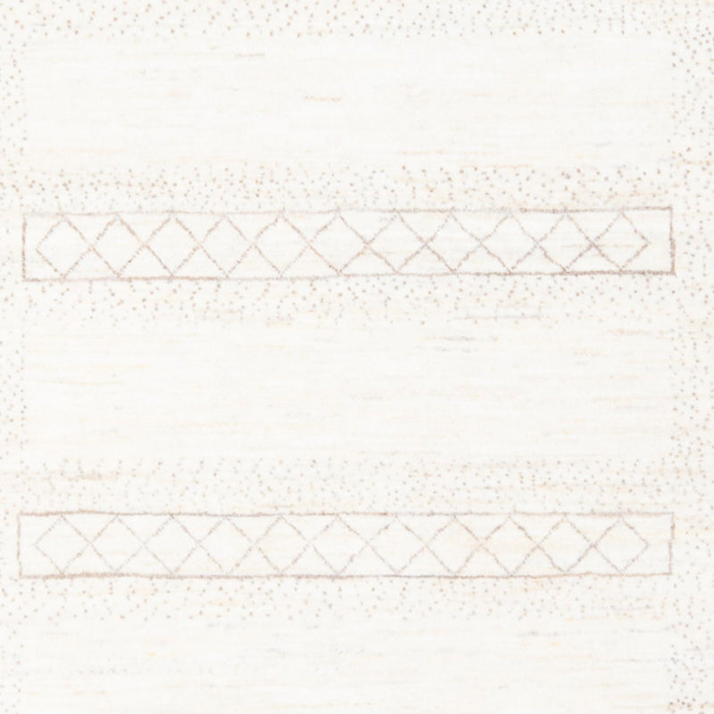 Alfombra Gabbeh - Persa - 180 x 120 cm - blanco