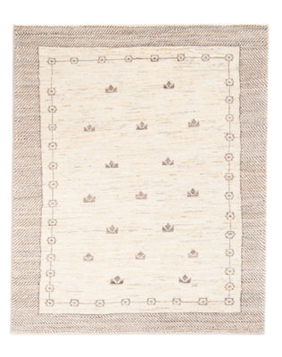 Alfombra Gabbeh - Persa - 145 x 96 cm - beige claro
