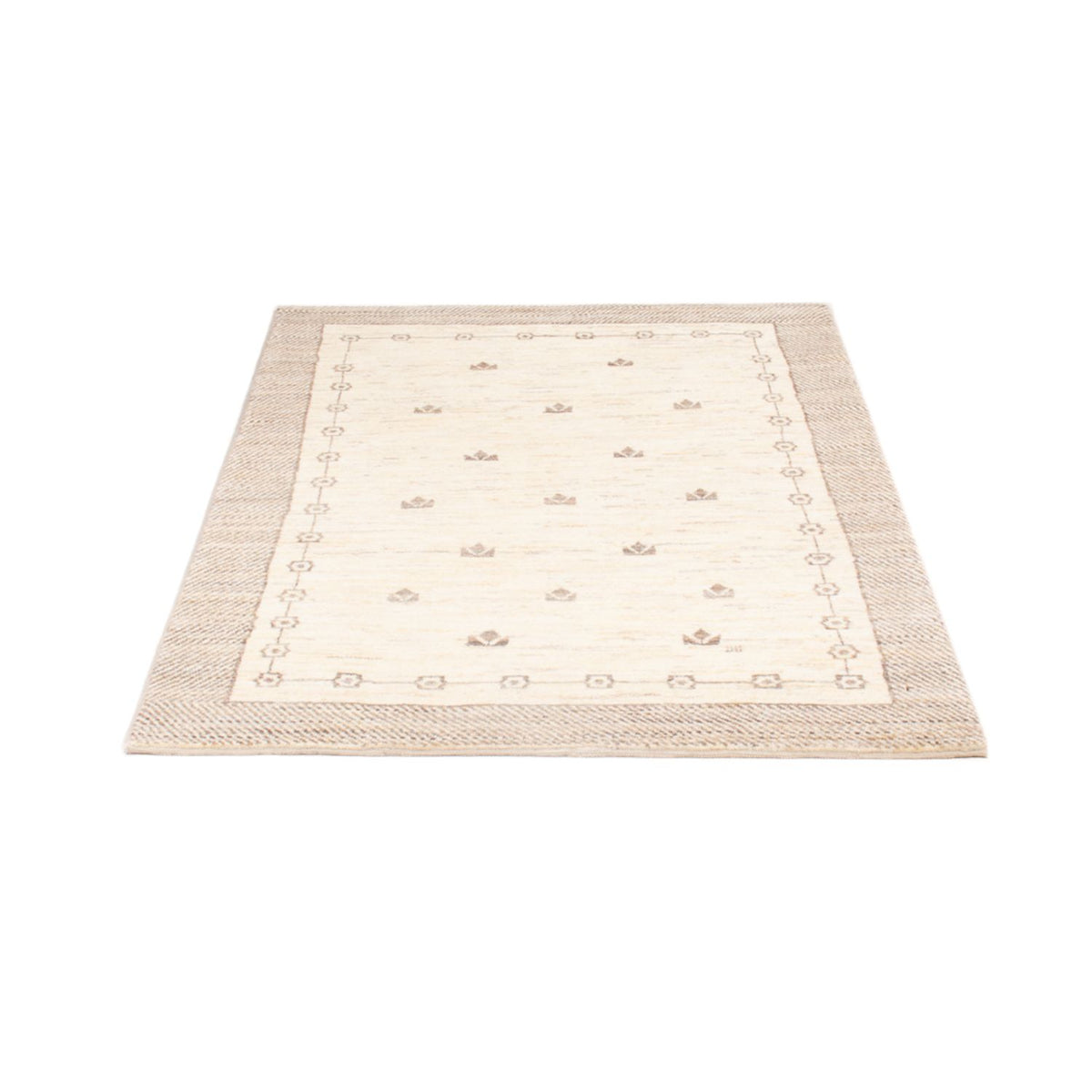 Alfombra Gabbeh - Persa - 145 x 96 cm - beige claro