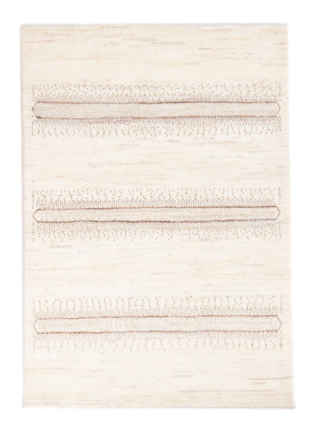 Alfombra Gabbeh - Persa - 145 x 96 cm - beige claro