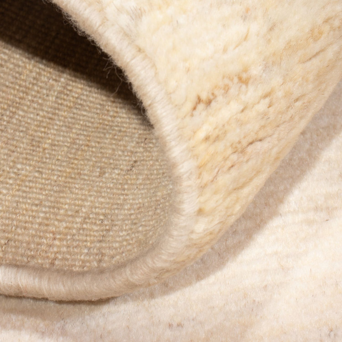 Alfombra Gabbeh - Persa - 150 x 96 cm - beige claro