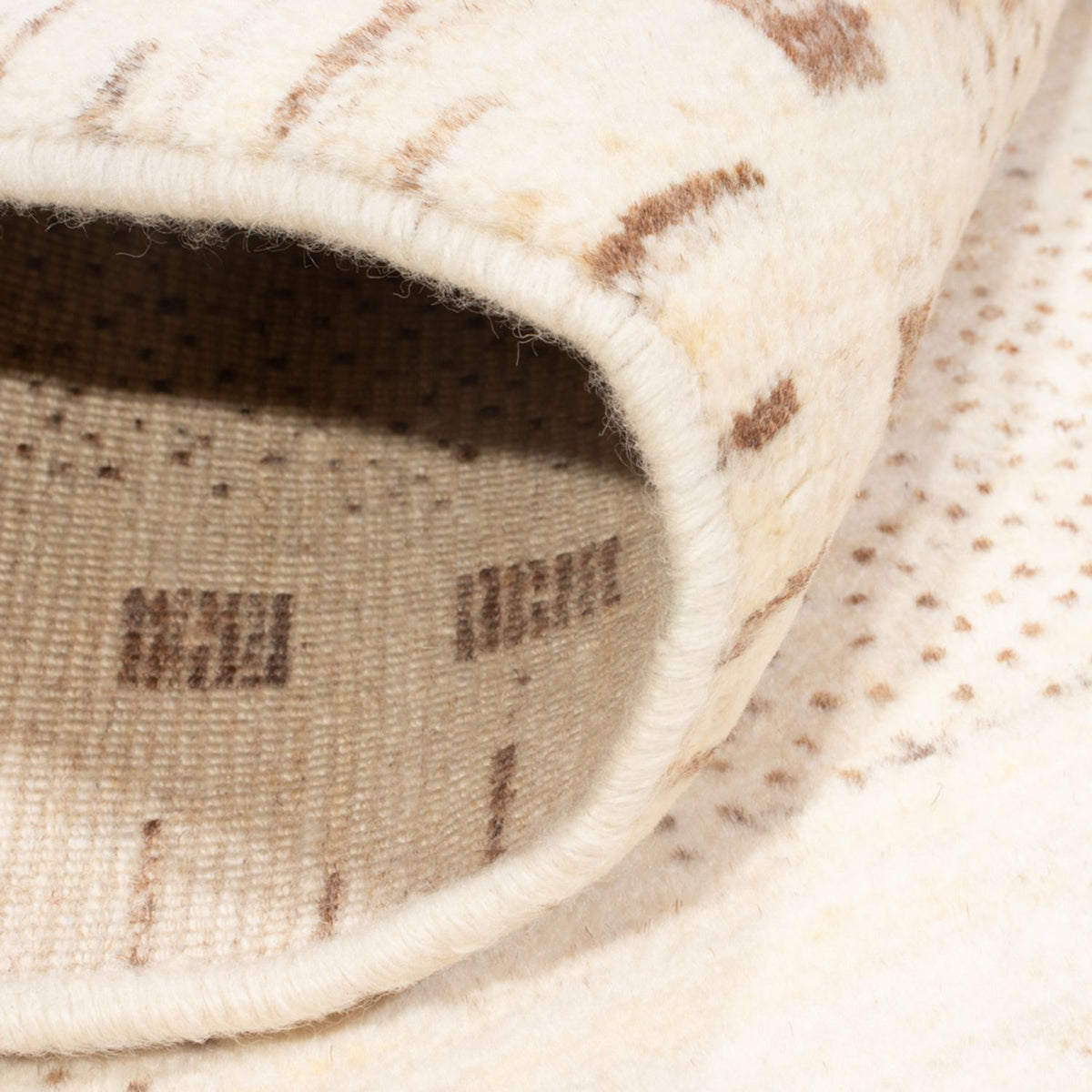 Alfombra Gabbeh - Persa - 155 x 98 cm - beige claro