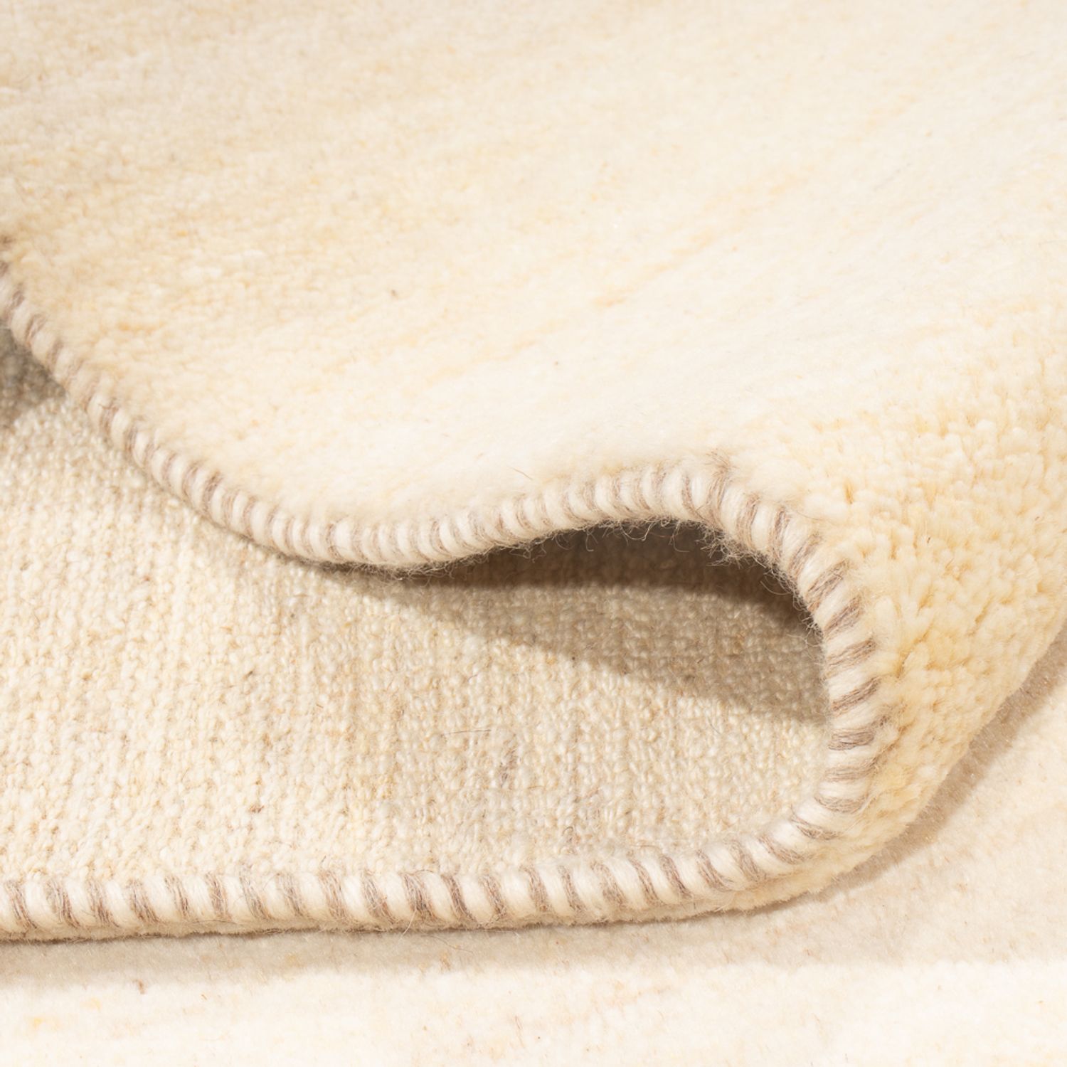 Alfombra Gabbeh - Persa - 244 x 167 cm - beige claro