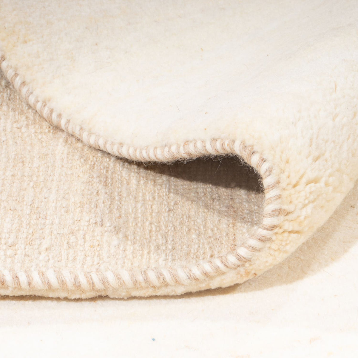 Alfombra Gabbeh - Persa - 195 x 152 cm - beige claro