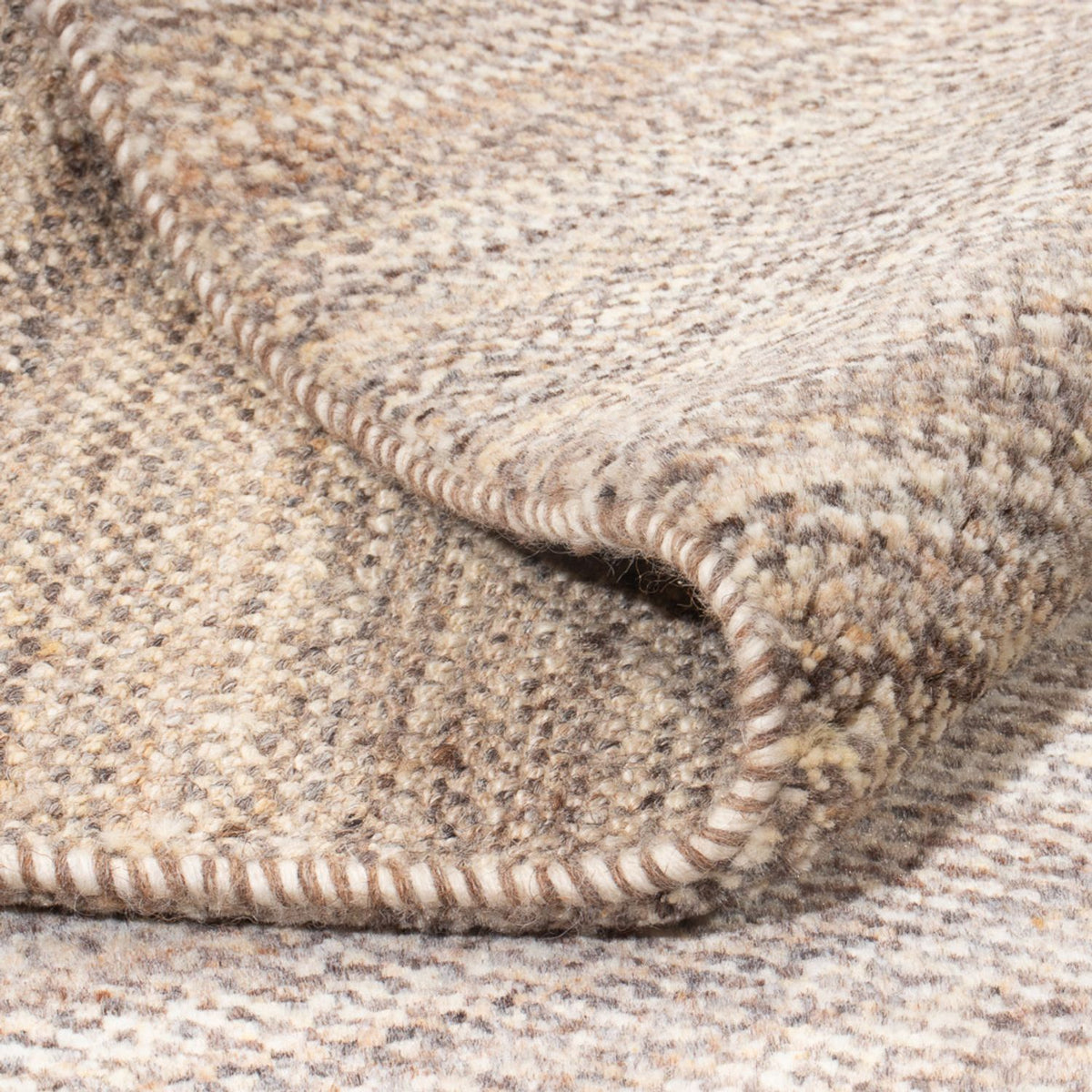 Alfombra Gabbeh - Persa - 194 x 154 cm - beige oscuro