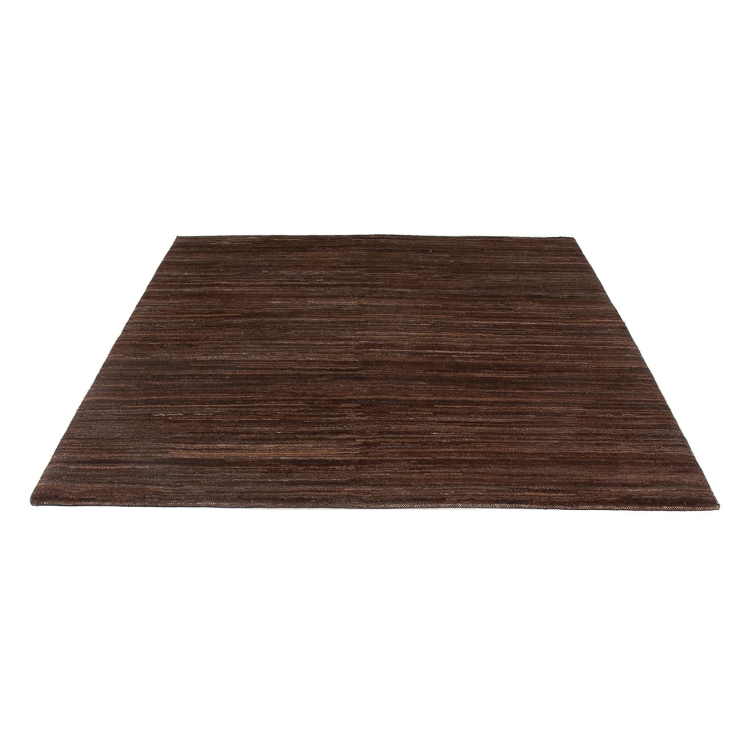 Alfombra Gabbeh - Persa - 192 x 160 cm - marrón oscuro