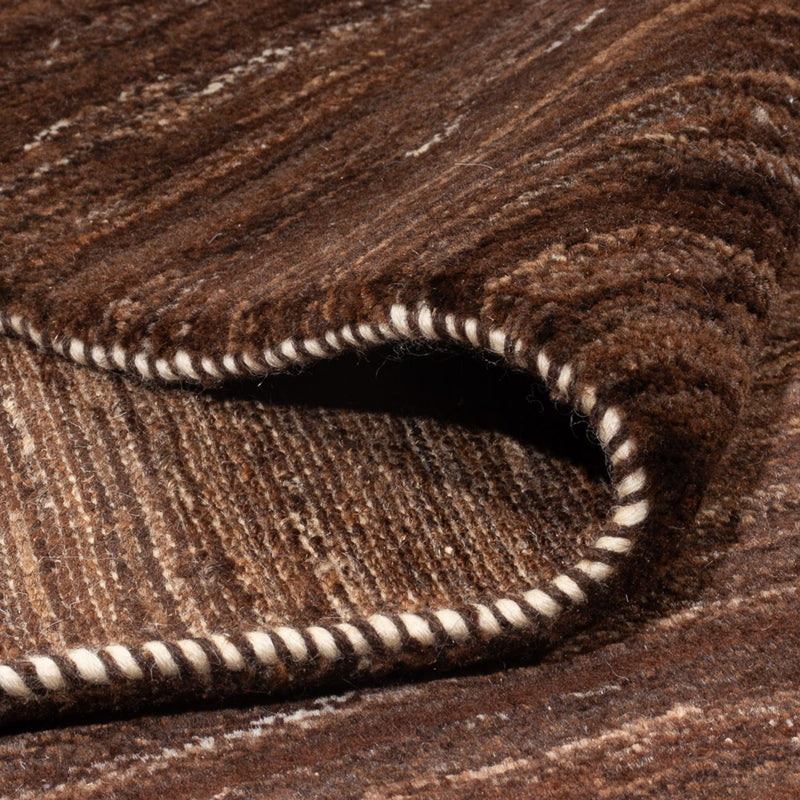 Alfombra Gabbeh - Persa - 248 x 215 cm - marrón oscuro