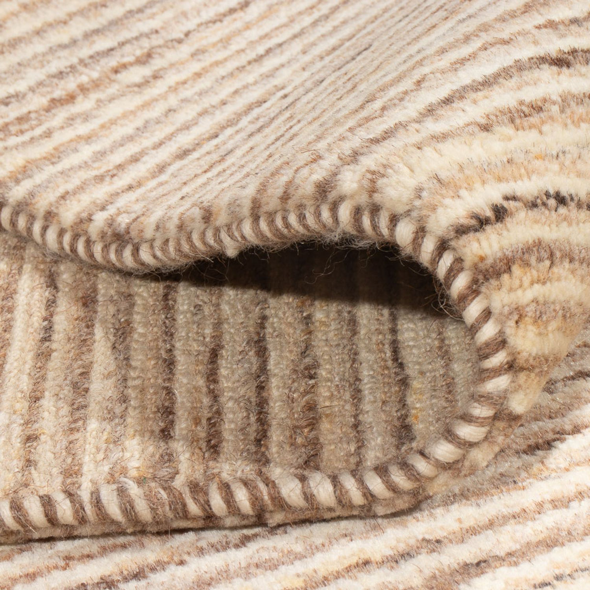 Alfombra Gabbeh - Persa - 216 x 173 cm - marrón claro