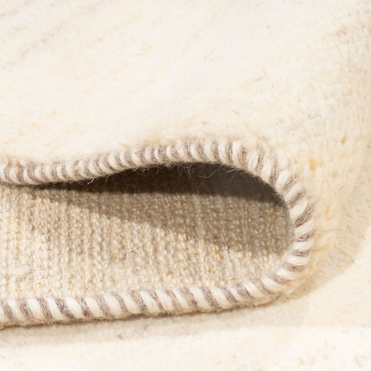 Alfombra Gabbeh - Persa - 216 x 162 cm - beige claro