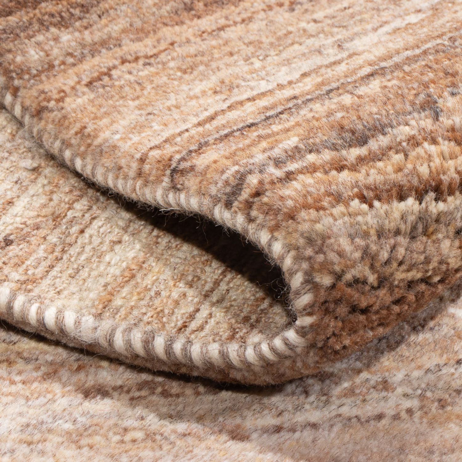 Alfombra Gabbeh - Persa - 96 x 62 cm - marrón claro