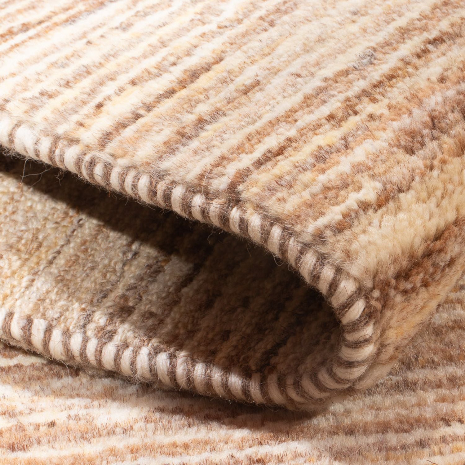 Alfombra Gabbeh - Persa - 88 x 60 cm - beige claro