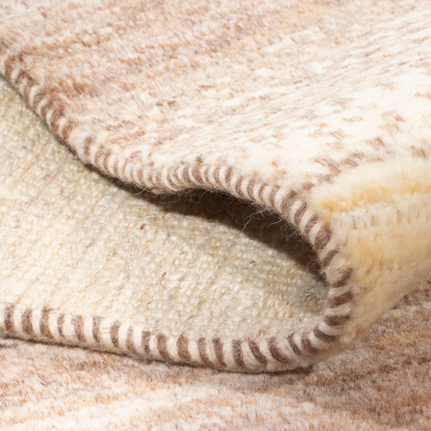 Alfombra Gabbeh - Persa - 93 x 58 cm - beige claro