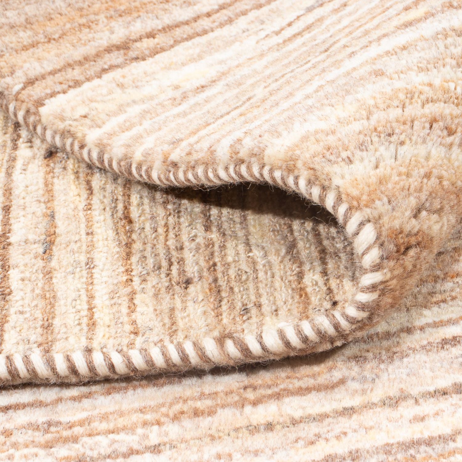 Alfombra Gabbeh - Persa - 145 x 104 cm - beige oscuro