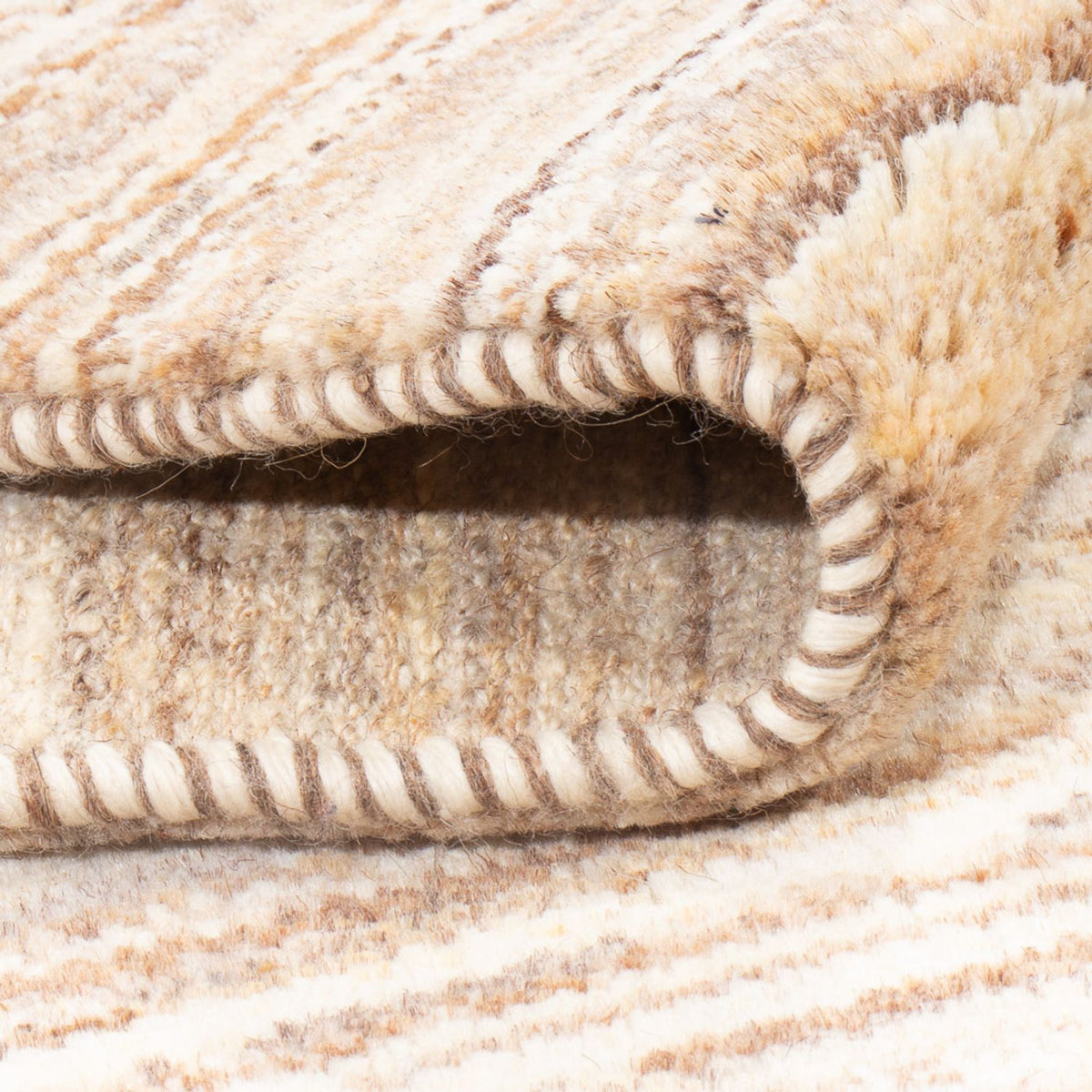 Alfombra Gabbeh - Persa - 143 x 94 cm - beige oscuro