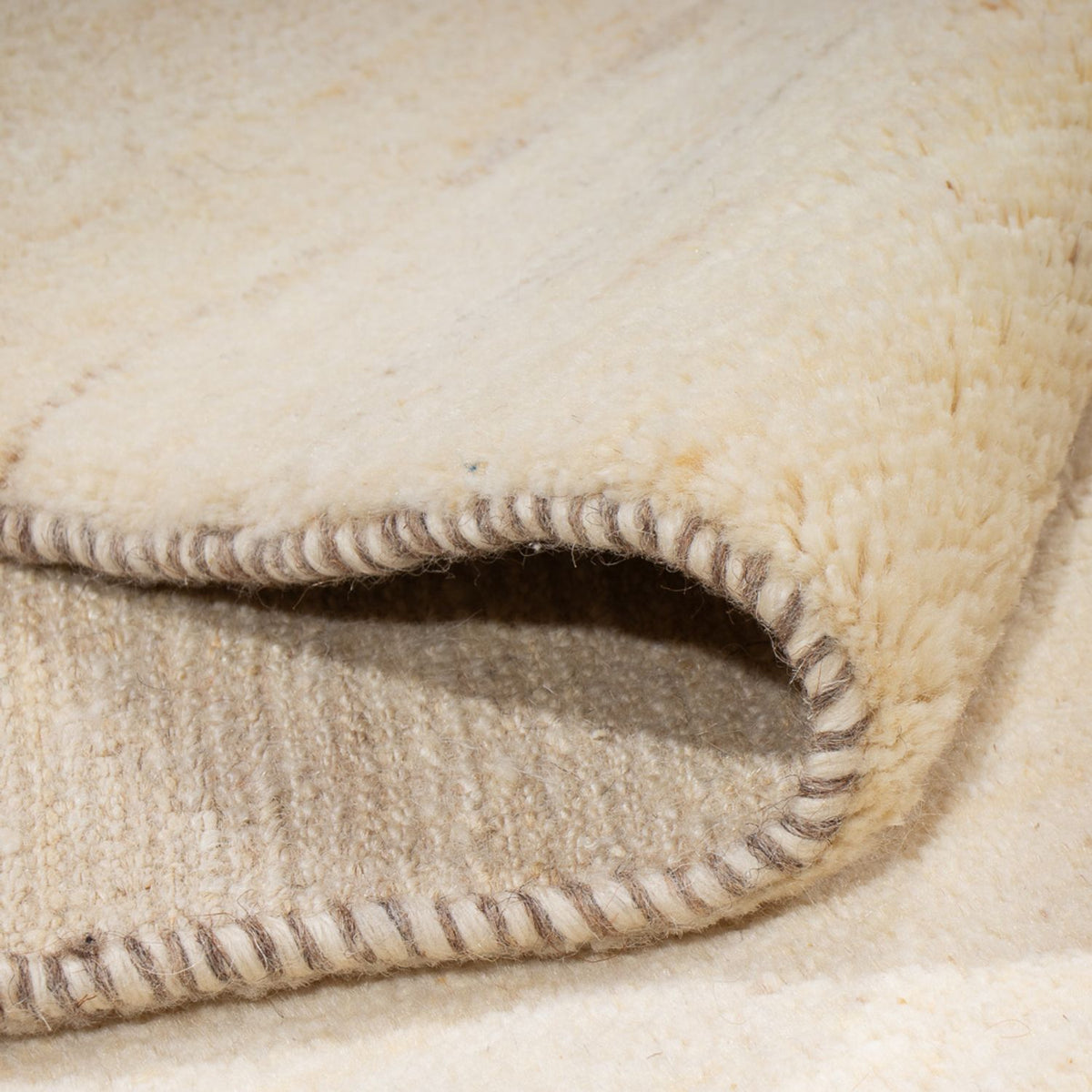 Alfombra Gabbeh - Persa - 246 x 175 cm - beige claro