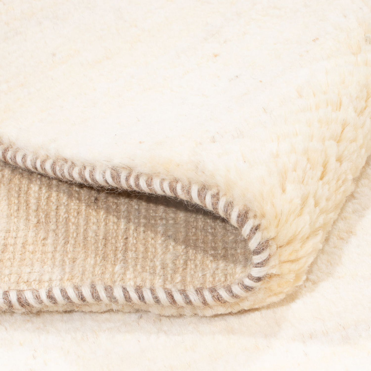 Alfombra Gabbeh - Persa - 200 x 148 cm - blanco