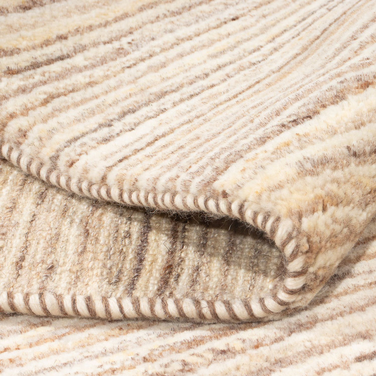 Alfombra Gabbeh - Persa - 244 x 172 cm - beige claro