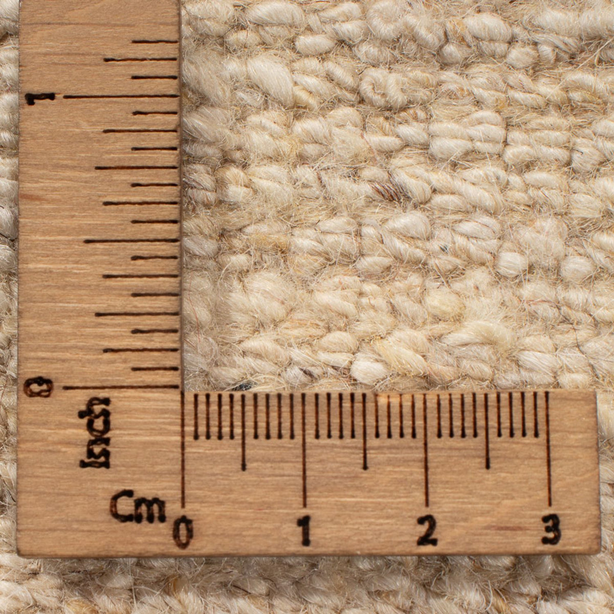 Alfombra Gabbeh - Persa - 237 x 160 cm - blanco natural