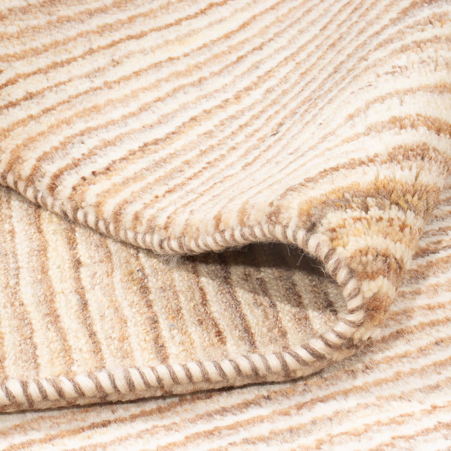 Alfombra Gabbeh - Persa - 247 x 174 cm - beige claro