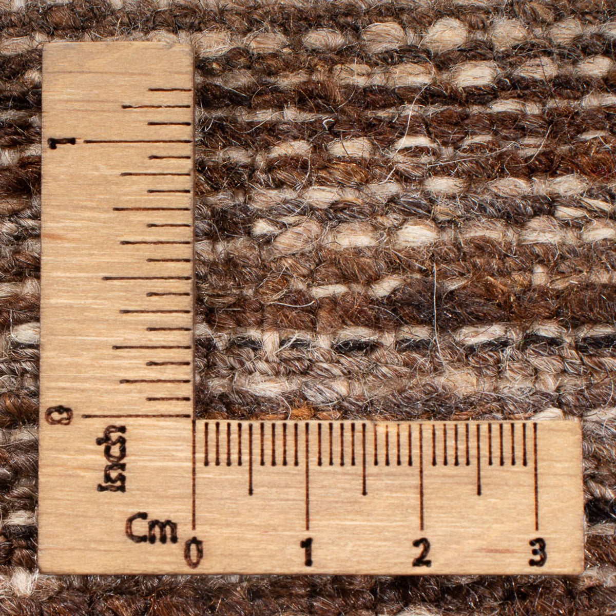 Alfombra Gabbeh - Persa - 192 x 158 cm - marrón oscuro