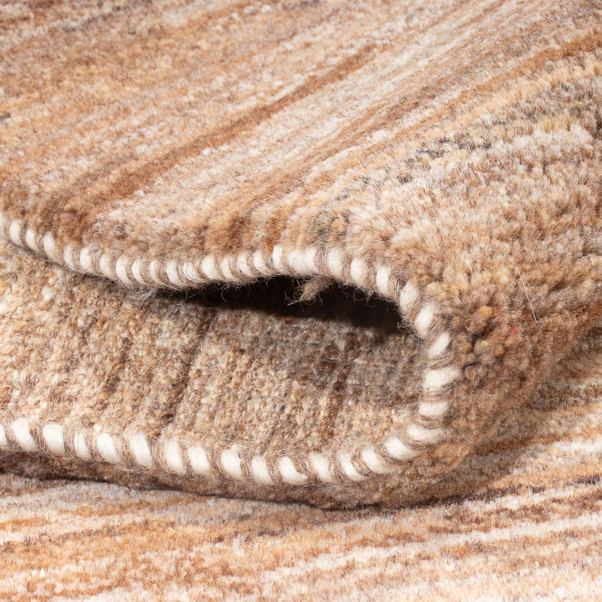 Alfombra Gabbeh - Persa - 200 x 153 cm - beige oscuro