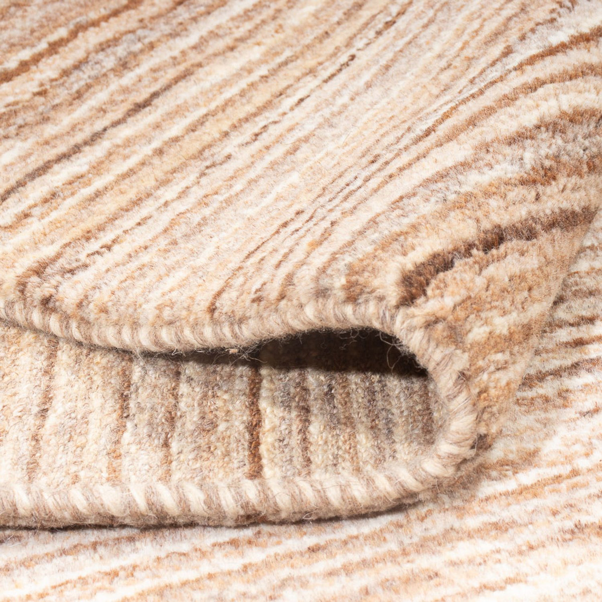 Alfombra Gabbeh - Persa - 198 x 146 cm - beige oscuro