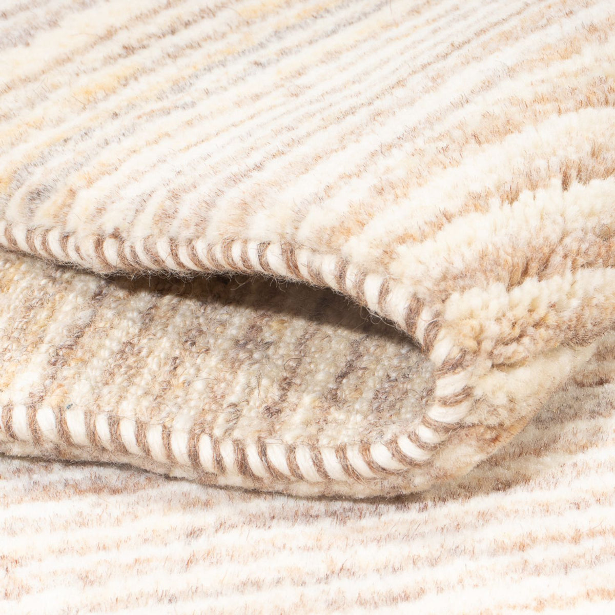 Alfombra Gabbeh - Persa cuadrado  - 157 x 140 cm - beige