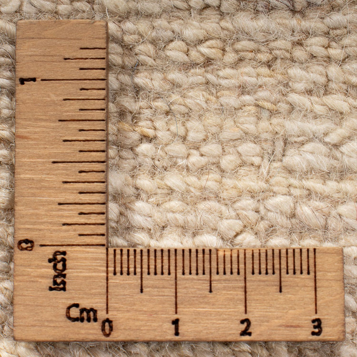 Alfombra Gabbeh - Persa - 232 x 174 cm - blanco natural