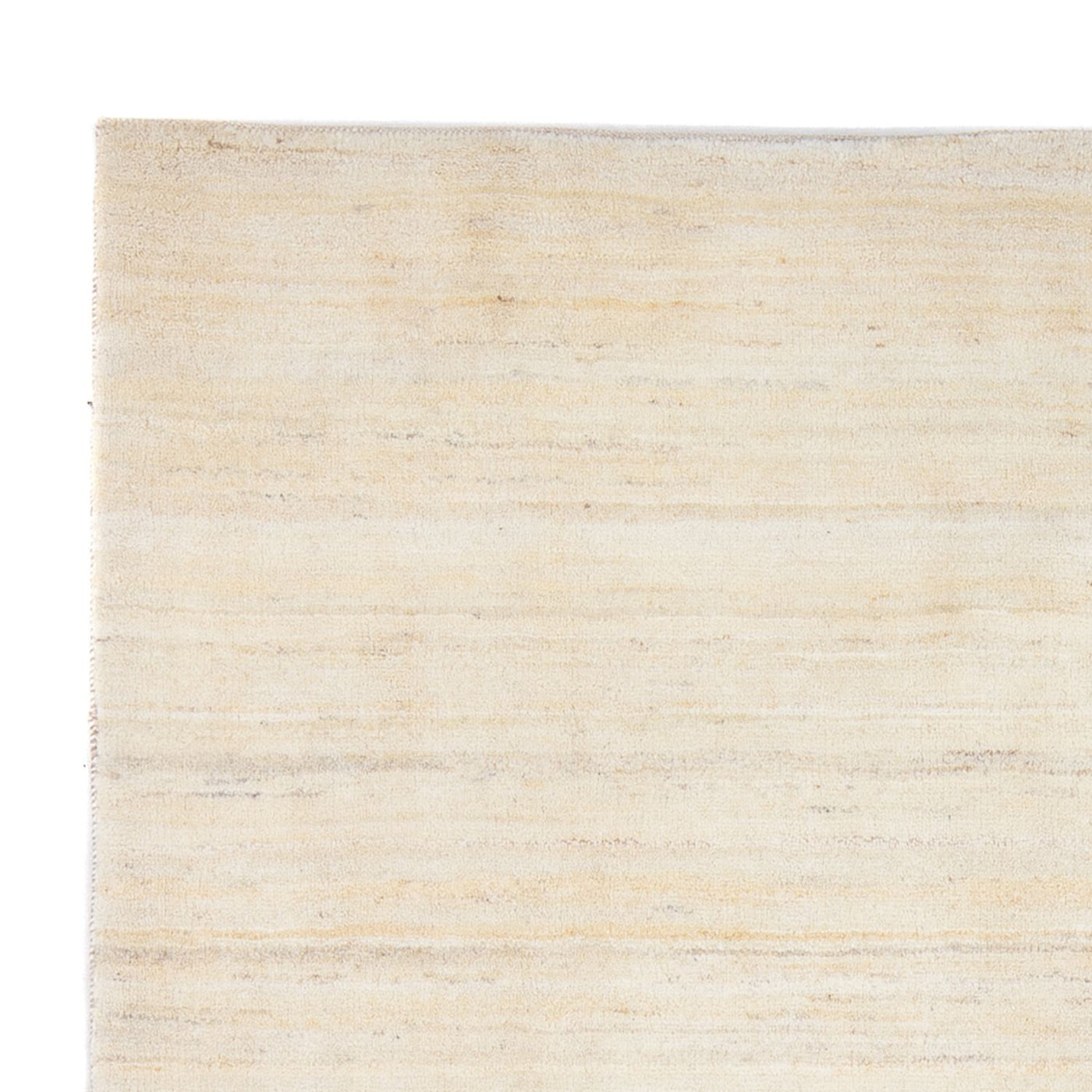 Alfombra Gabbeh - Persa - 242 x 182 cm - blanco natural