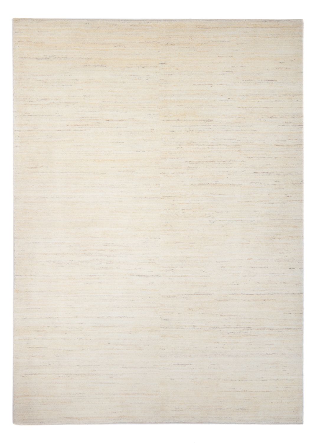 Alfombra Gabbeh - Persa - 243 x 172 cm - blanco natural