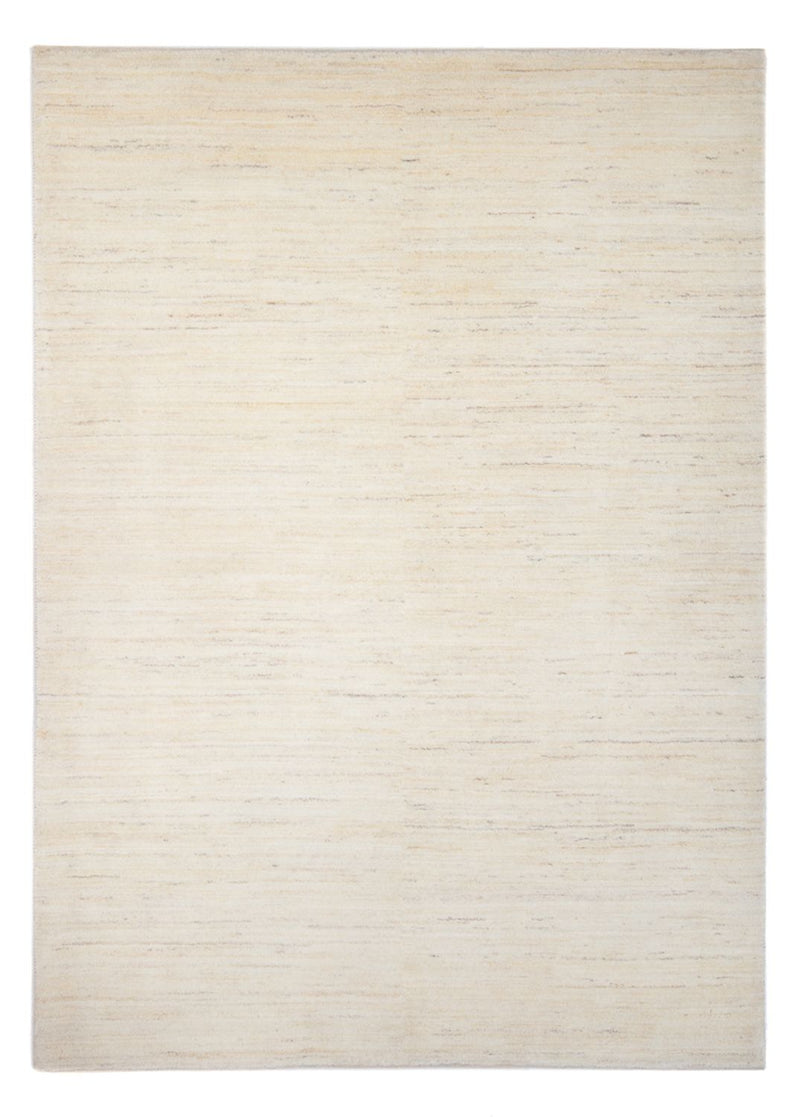 Alfombra Gabbeh - Persa - 243 x 172 cm - blanco natural