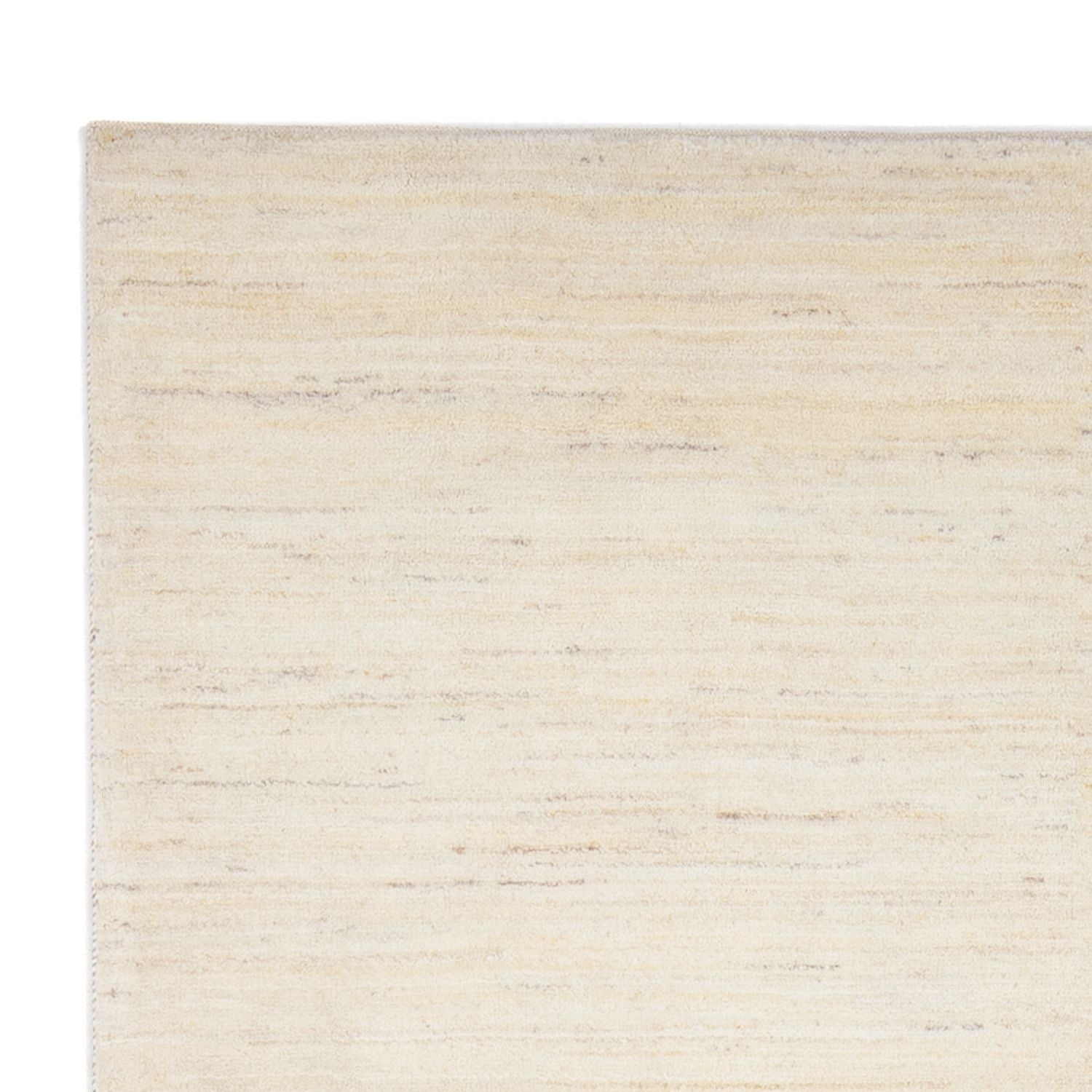 Alfombra Gabbeh - Persa - 243 x 172 cm - blanco natural