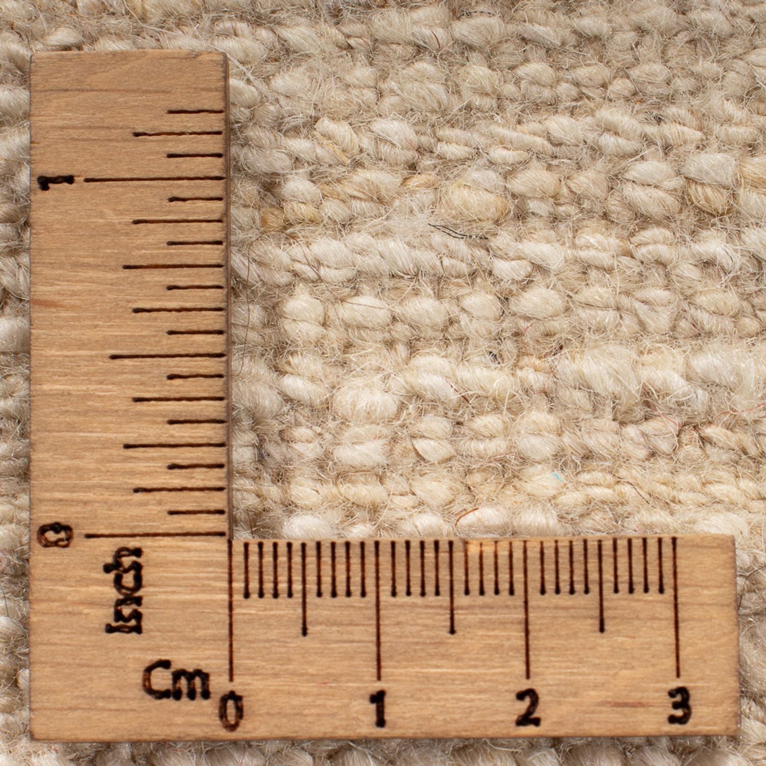 Alfombra Gabbeh - Persa - 243 x 172 cm - blanco natural