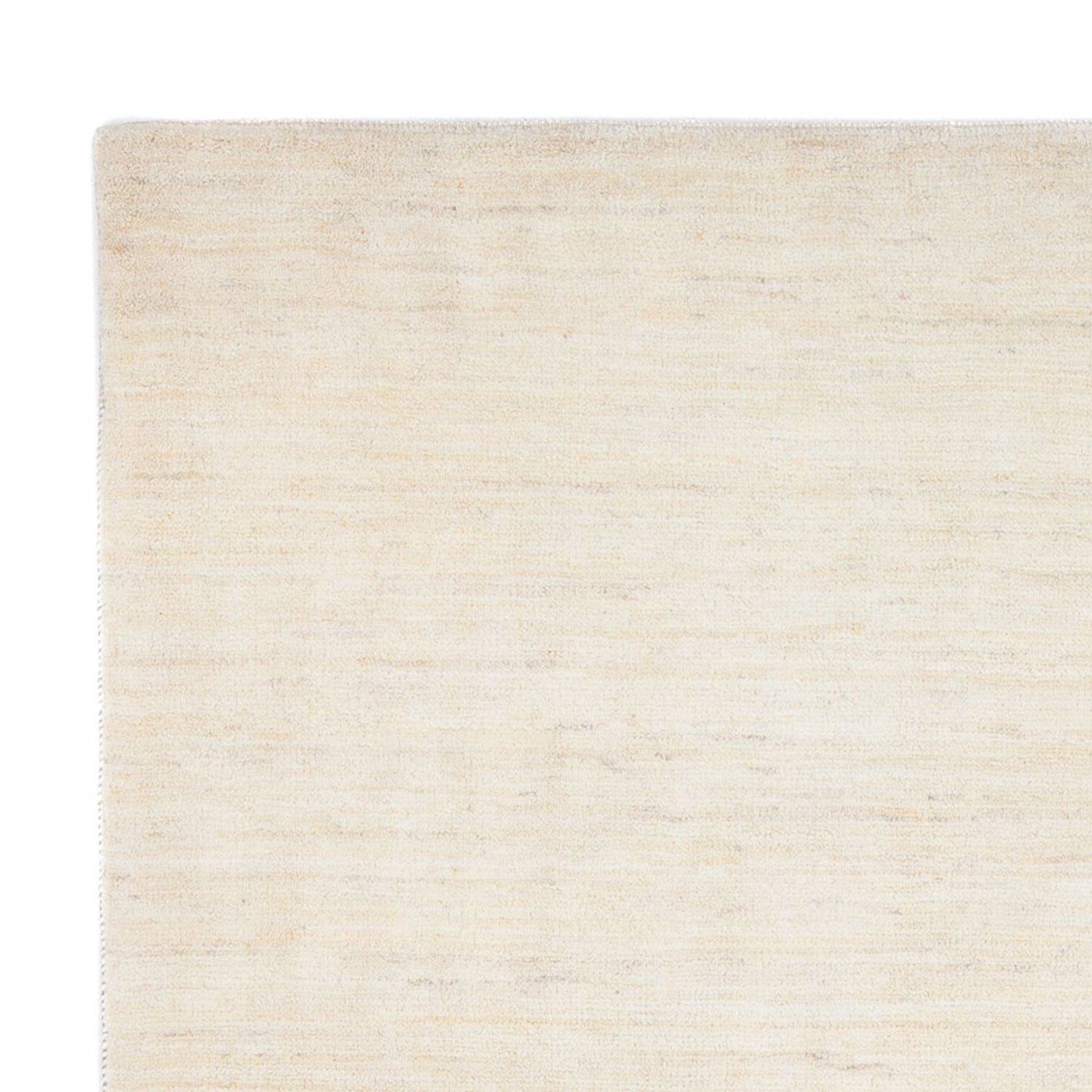 Alfombra Gabbeh - Persa - 248 x 187 cm - blanco natural