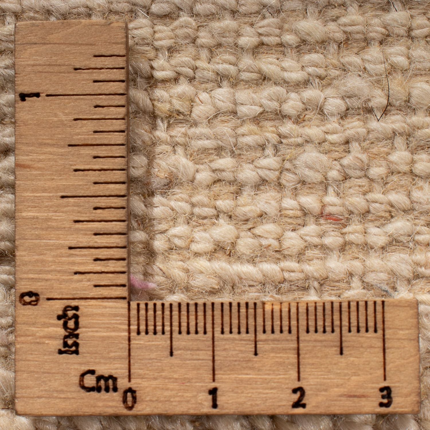 Alfombra Gabbeh - Persa - 248 x 187 cm - blanco natural
