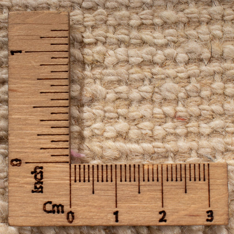 Alfombra Gabbeh - Persa - 248 x 187 cm - blanco natural