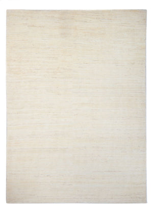 Alfombra Gabbeh - Persa - 247 x 178 cm - blanco natural