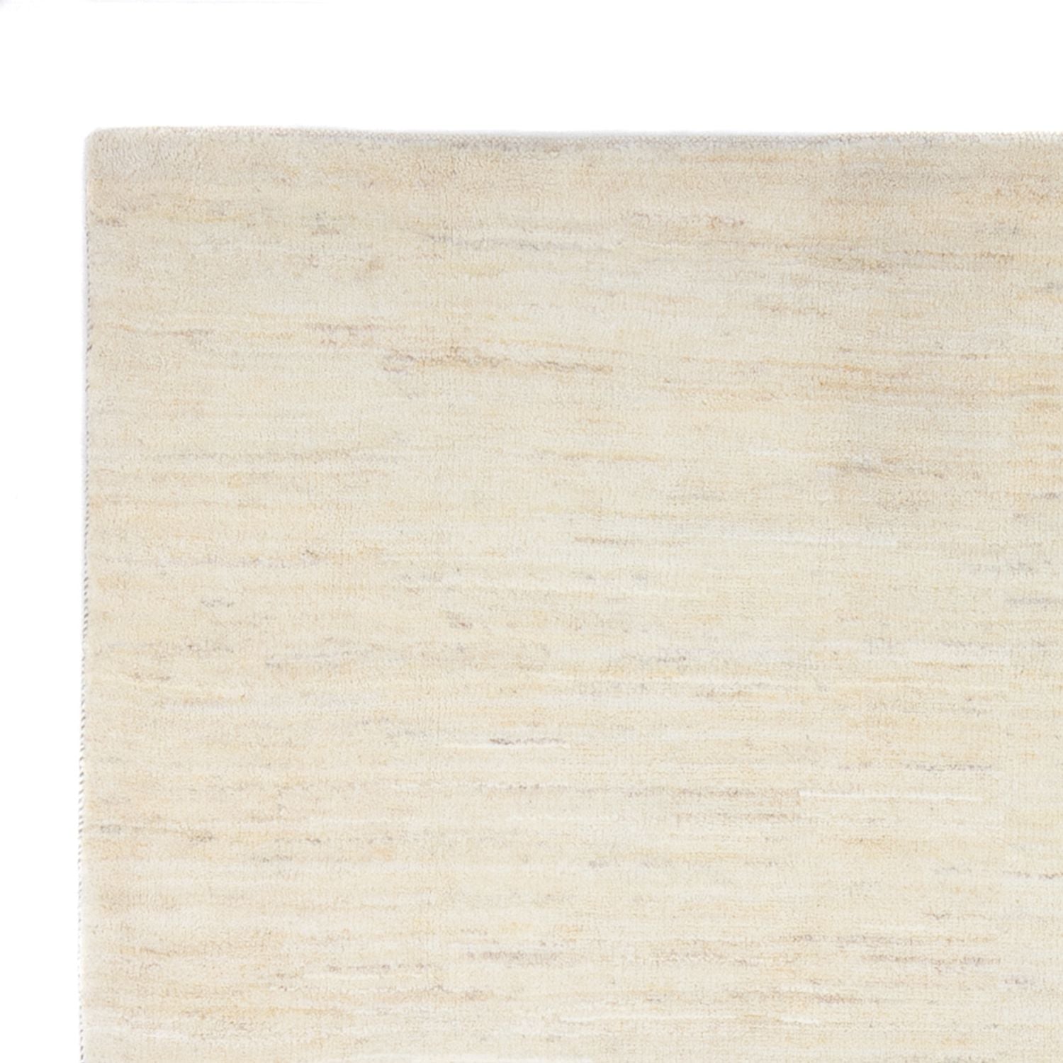 Alfombra Gabbeh - Persa - 247 x 178 cm - blanco natural
