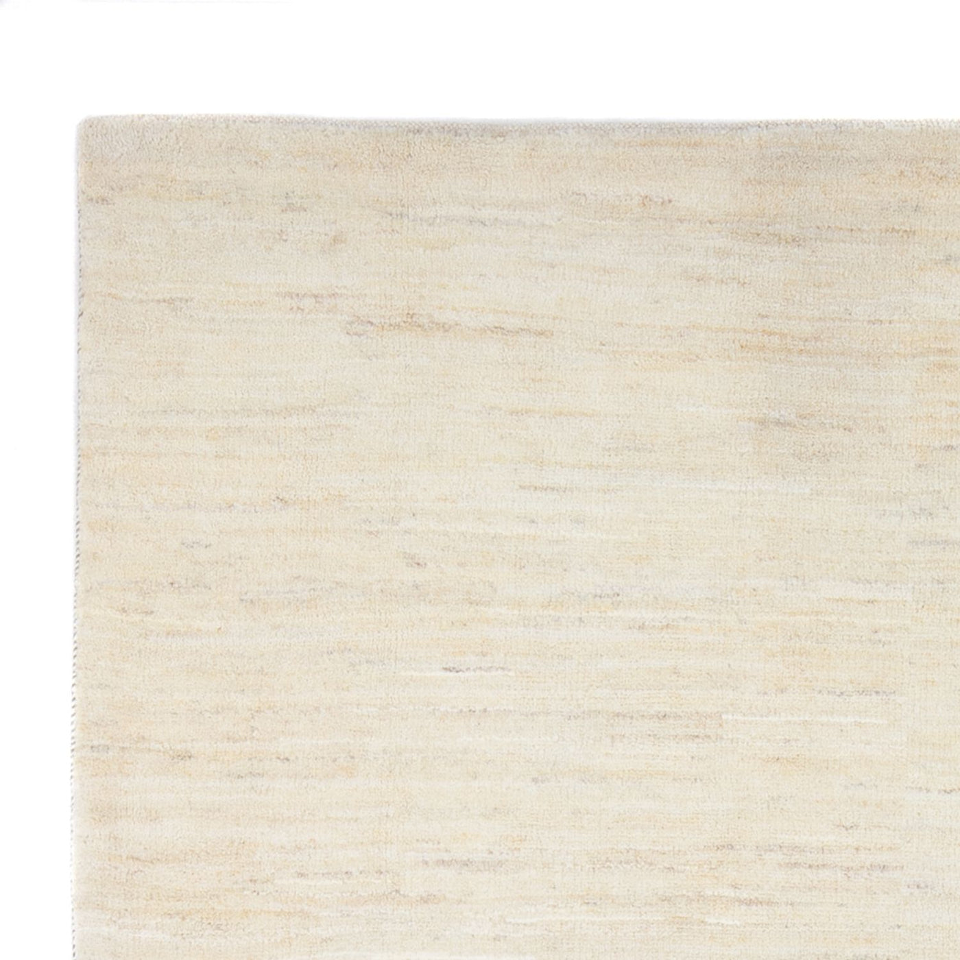 Alfombra Gabbeh - Persa - 247 x 178 cm - blanco natural