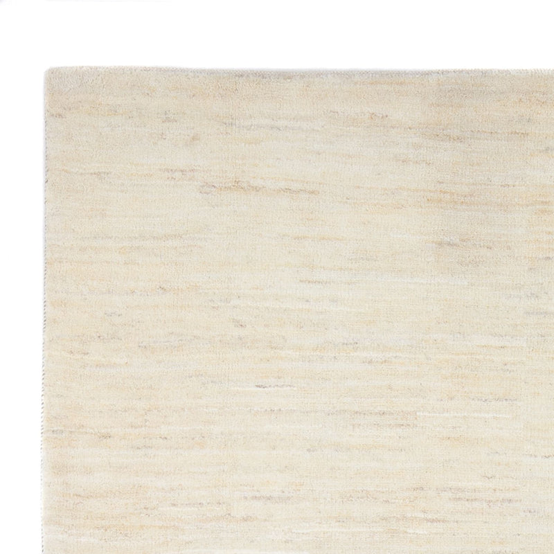 Alfombra Gabbeh - Persa - 247 x 178 cm - blanco natural