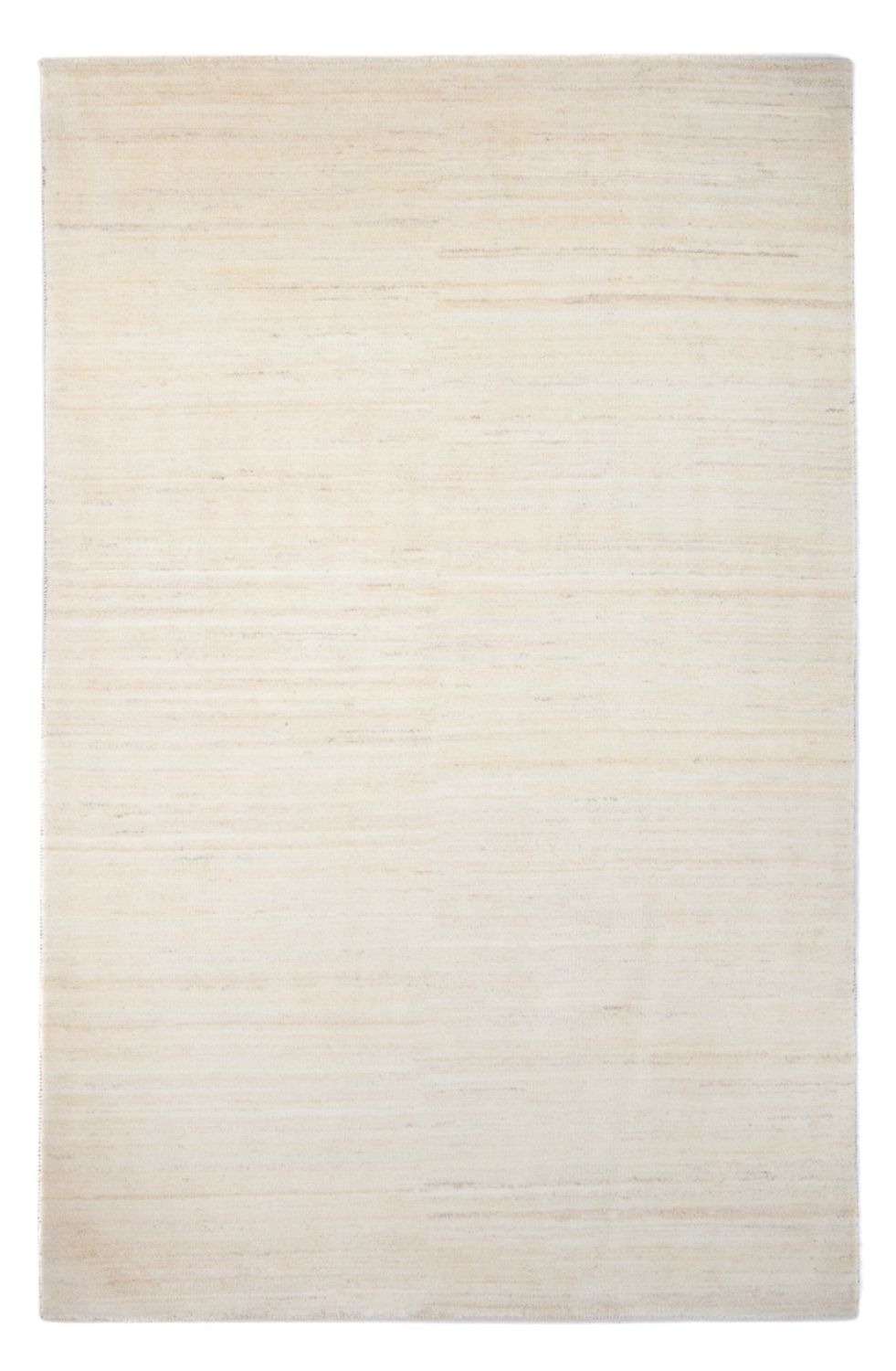 Alfombra Gabbeh - Persa - 260 x 167 cm - blanco natural