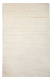 Alfombra Gabbeh - Persa - 260 x 167 cm - blanco natural