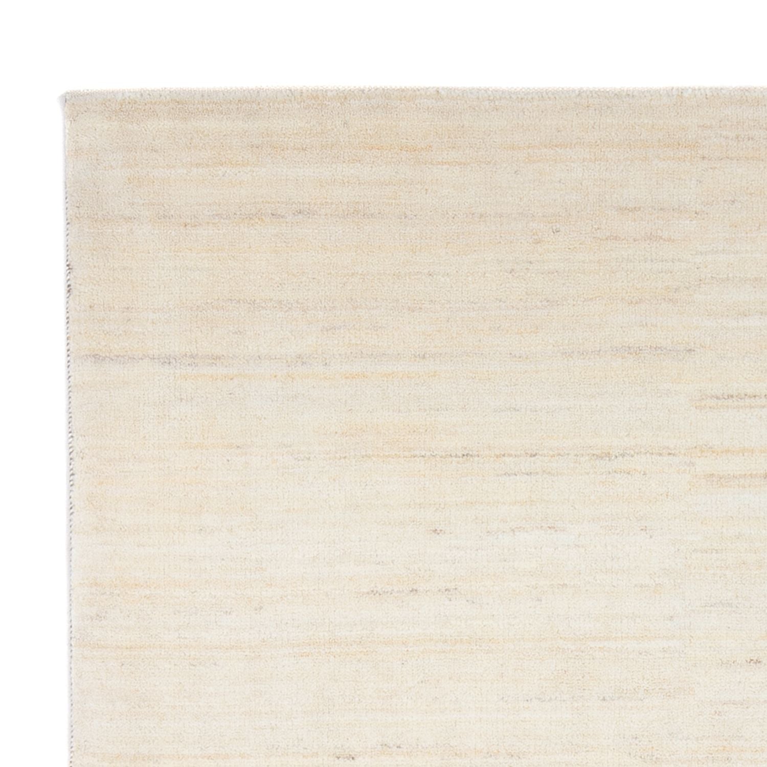Alfombra Gabbeh - Persa - 260 x 167 cm - blanco natural