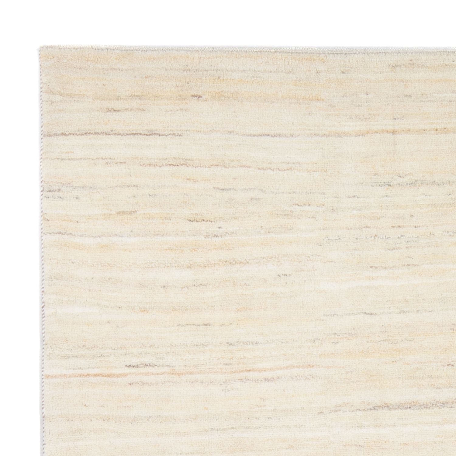 Alfombra Gabbeh - Persa - 221 x 166 cm - blanco natural