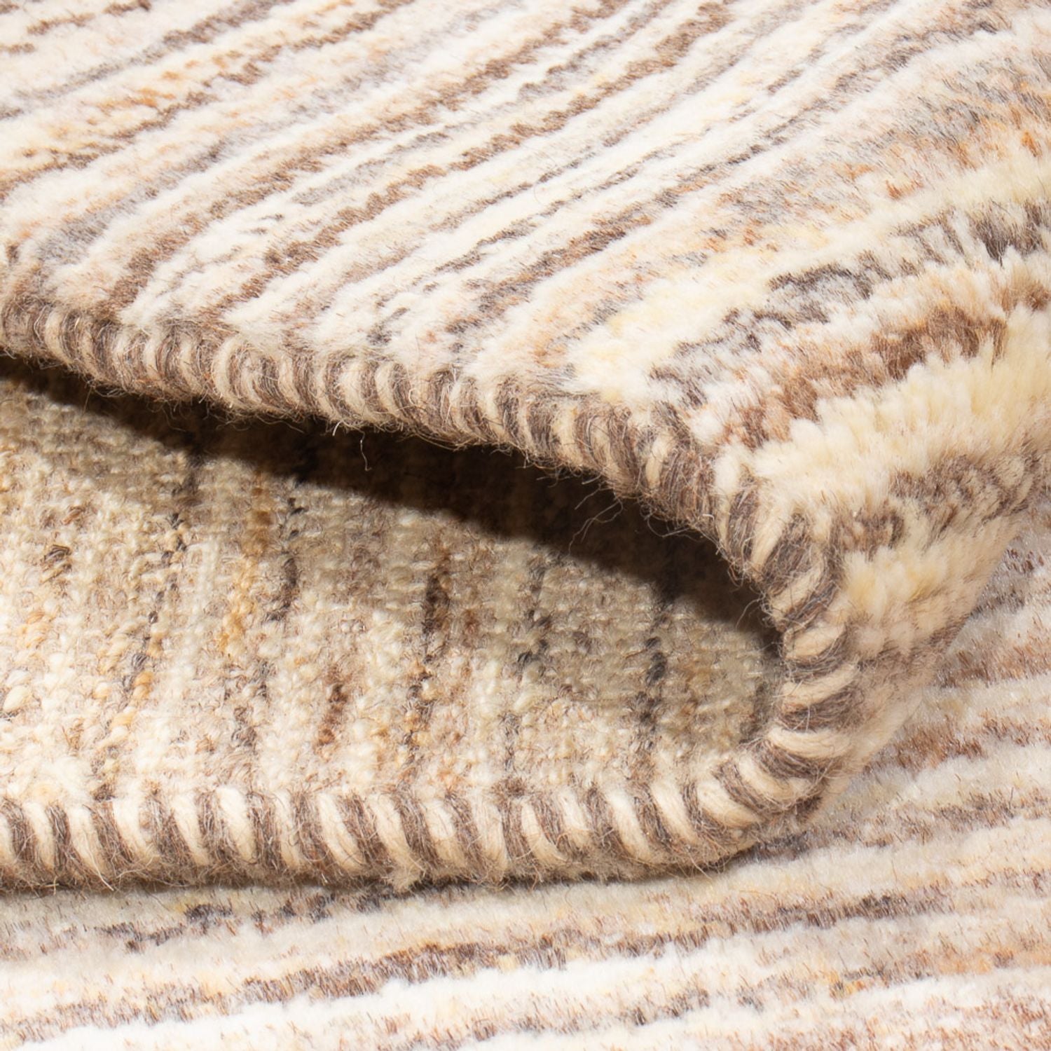 Alfombra Gabbeh - Persa - 93 x 62 cm - beige claro