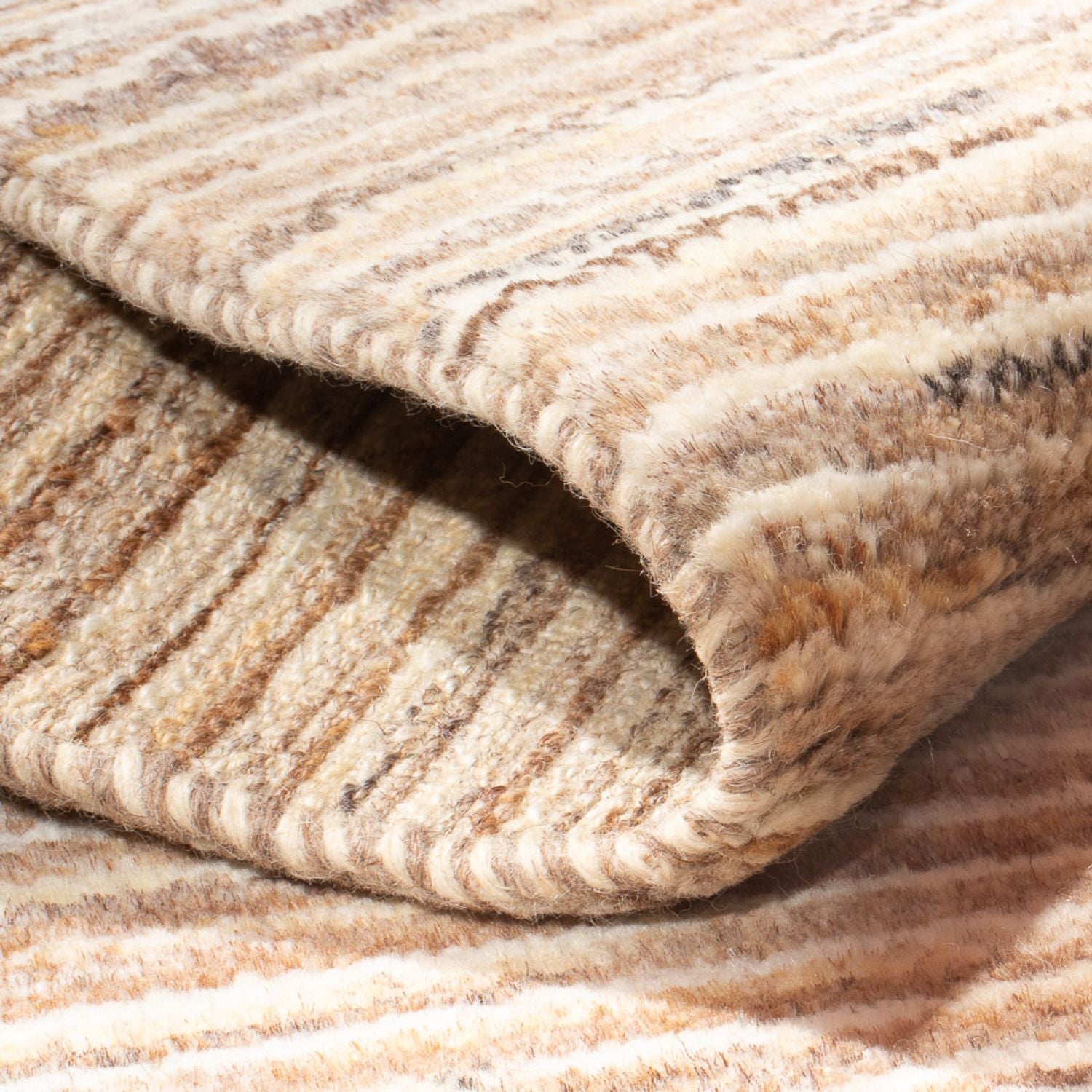 Alfombra Gabbeh - Persa - 93 x 57 cm - beige claro
