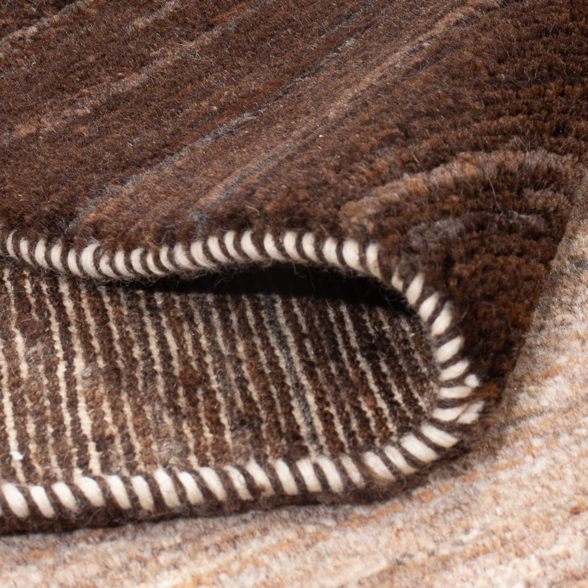 Alfombra de pasillo Alfombra Gabbeh - Persa - 500 x 103 cm - natural