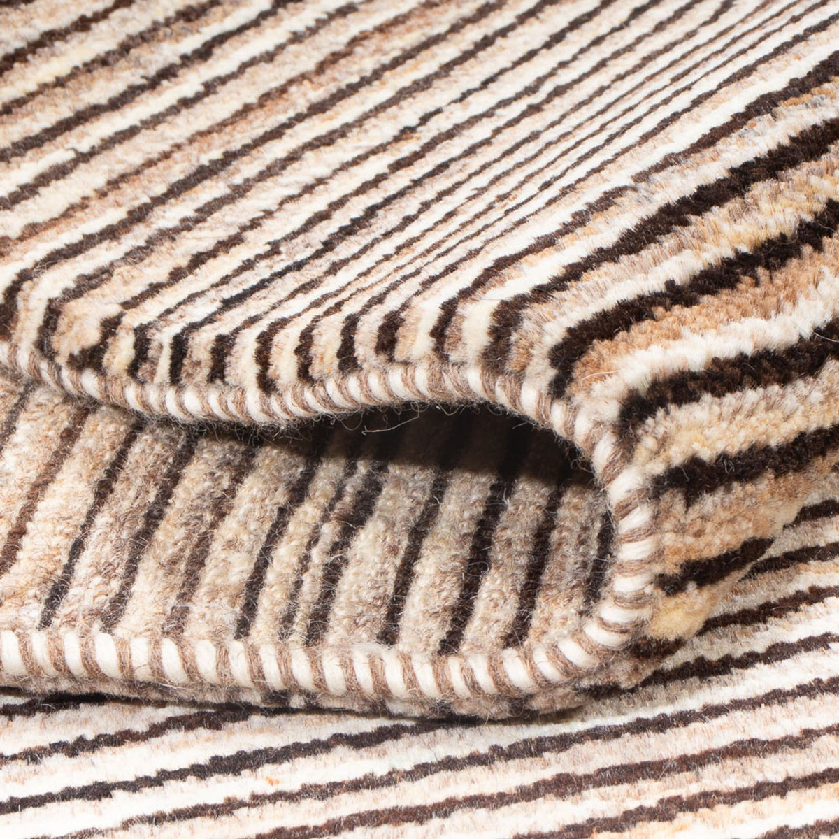 Alfombra Gabbeh - Persa - 190 x 152 cm - beige oscuro